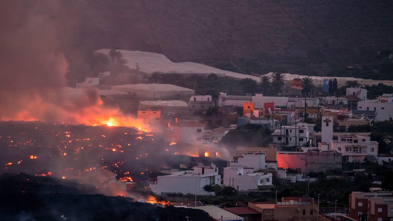 Már La Laguna települését fenyegeti a lávafolyam La Palma szigetén