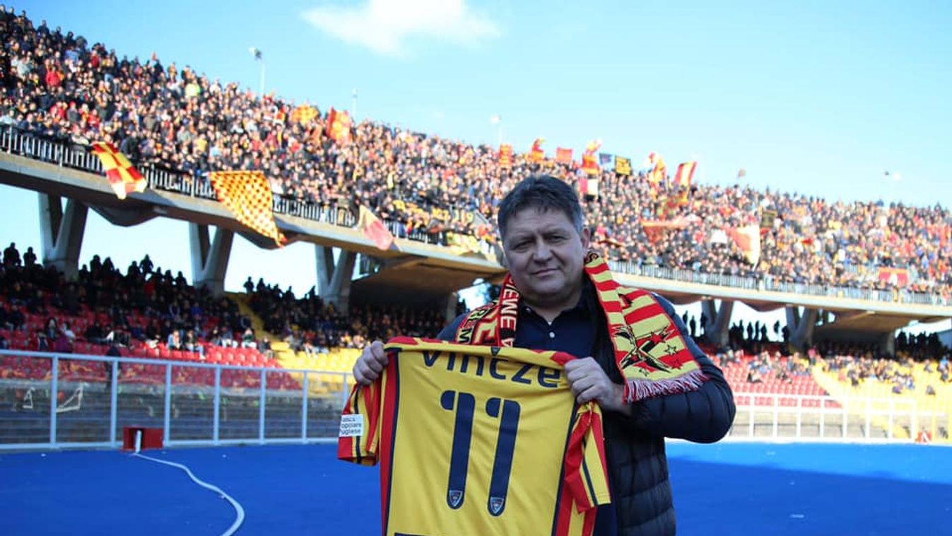 Tízezrek köszöntötték Vincze Pilut a Lecce-Inter olasz bajnokin