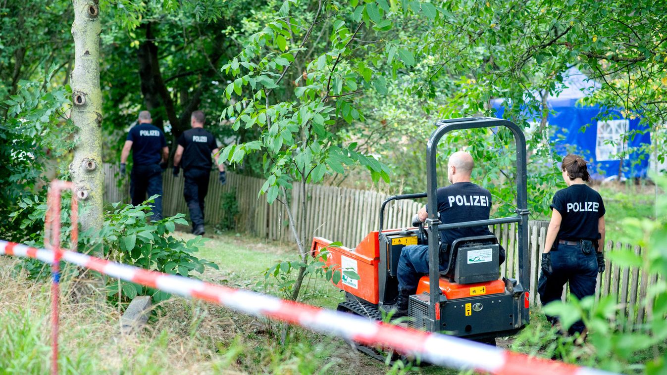 Egy hannoveri kertben keresik Madeleine McCann holtesttét