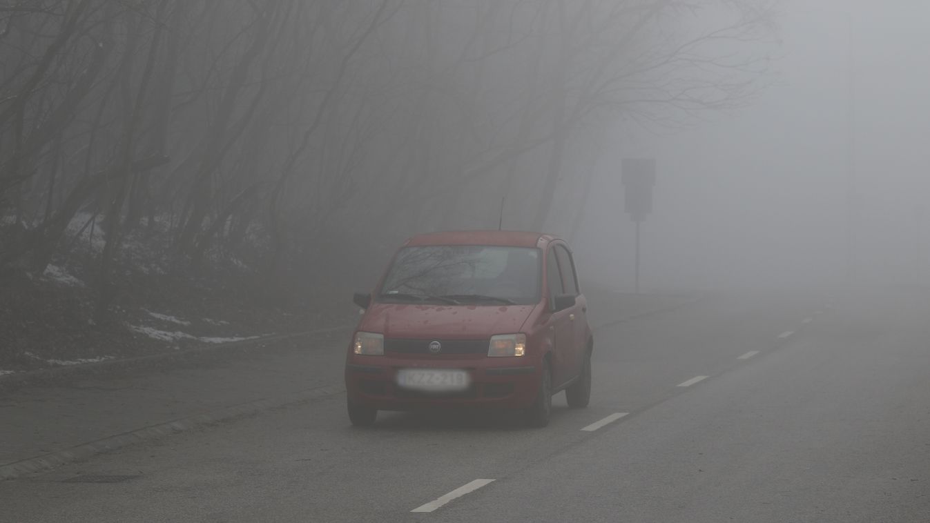 Citromsárga riasztás van érvényben ónos eső miatt