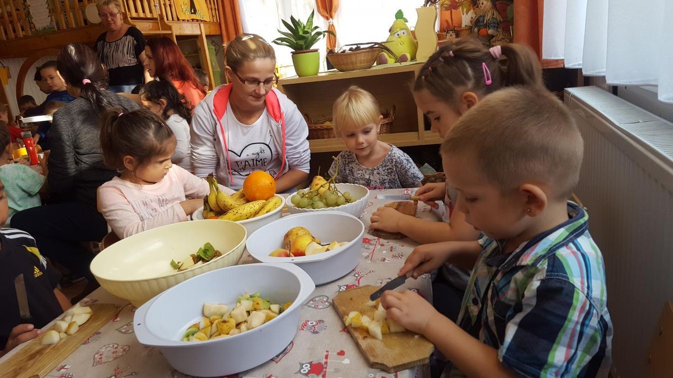 Egészséges életmódra nevelik az ovisokat Oroszlányon