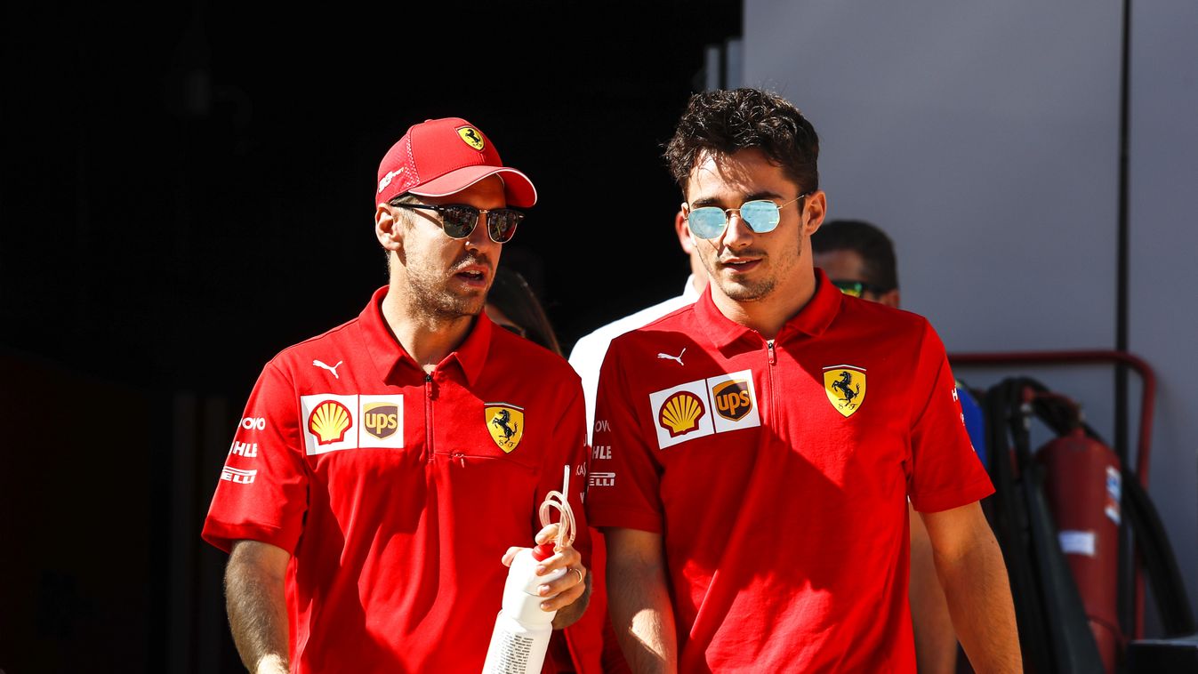 Jól elvan egymás mellett Vettel és Leclerc
