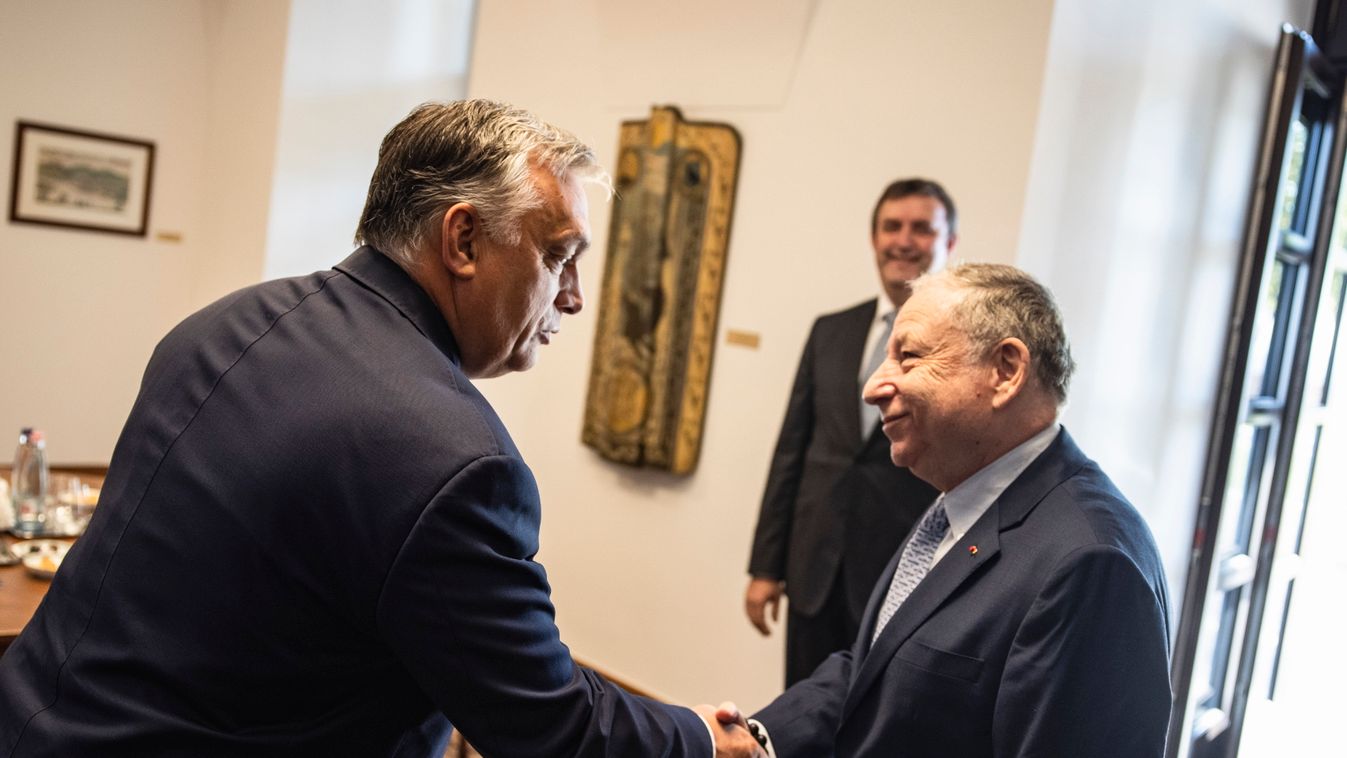 Magyar Nagydíj: Orbán Viktor fogadta a FIA elnökét