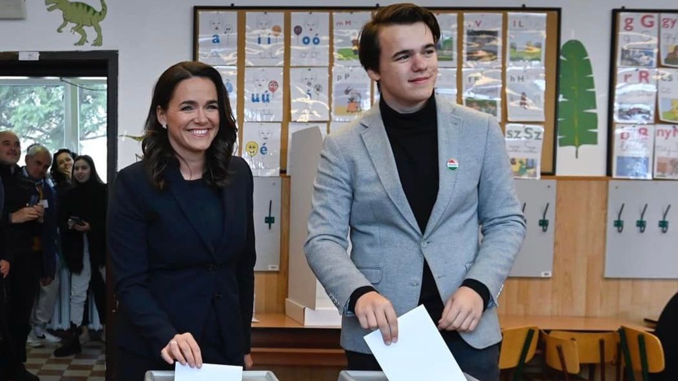 Novák Katalin megválasztott köztársasági elnök is szavazott