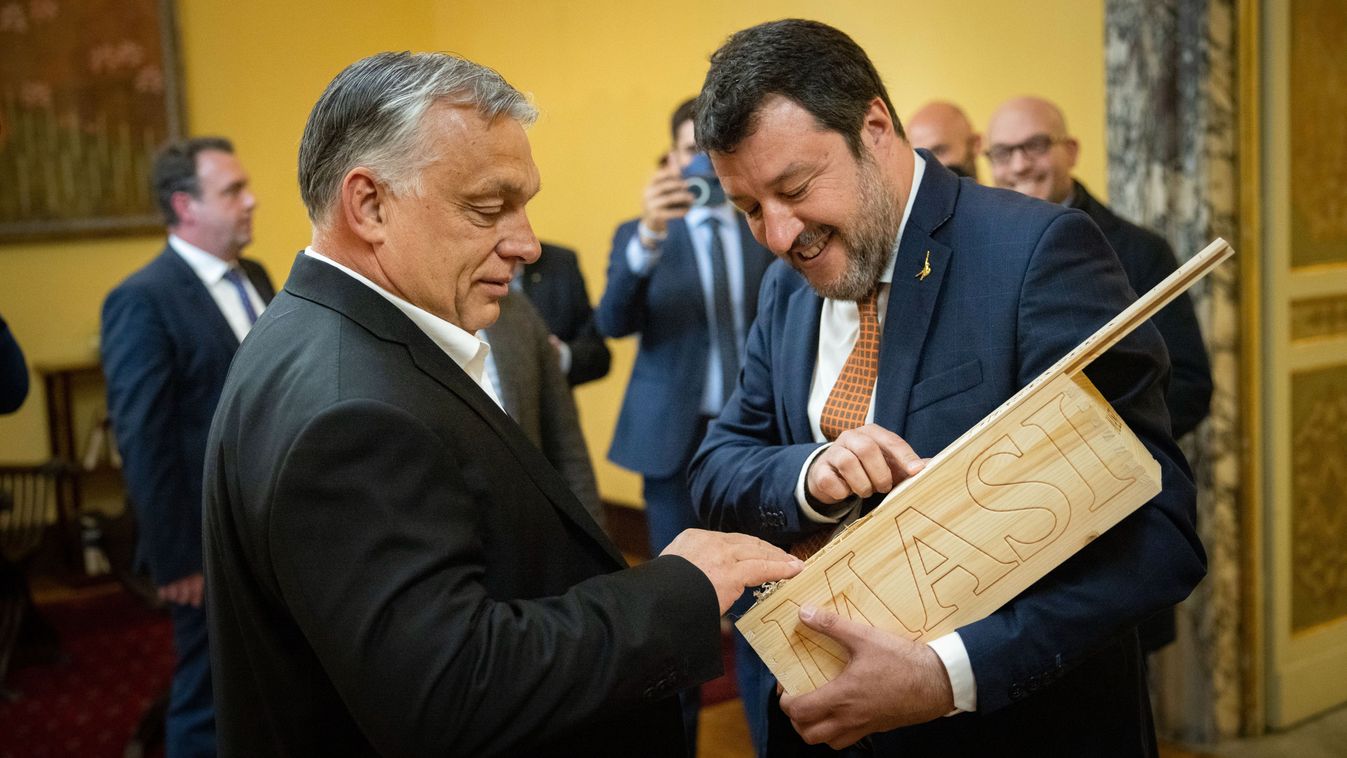 Frappánsan kommentálta Salvini a magyar miniszterelnökkel tartott találkozóját