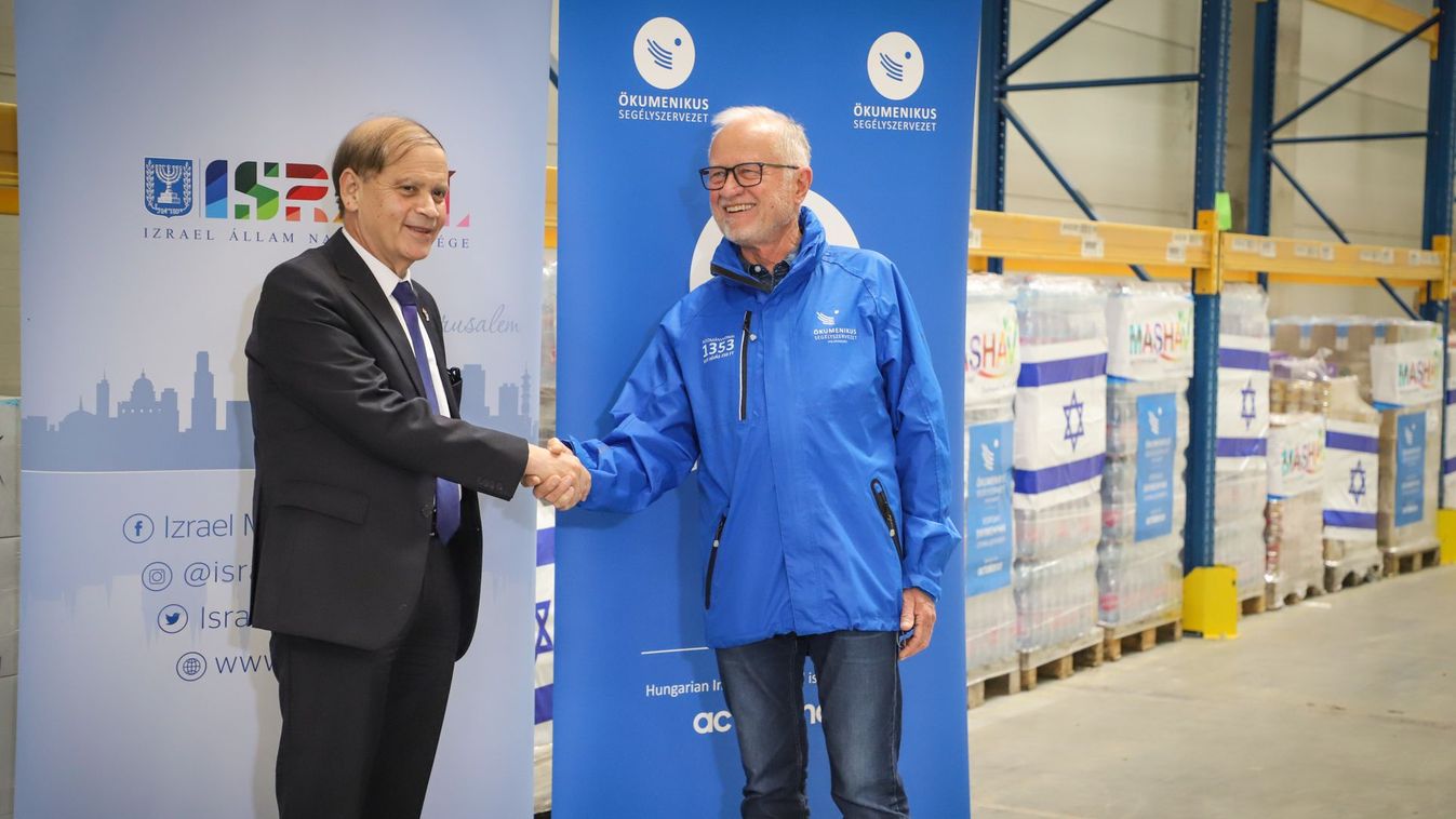 Magyar szervezet közreműködésével küld segélyszállítmányt Izrael Ukrajnába