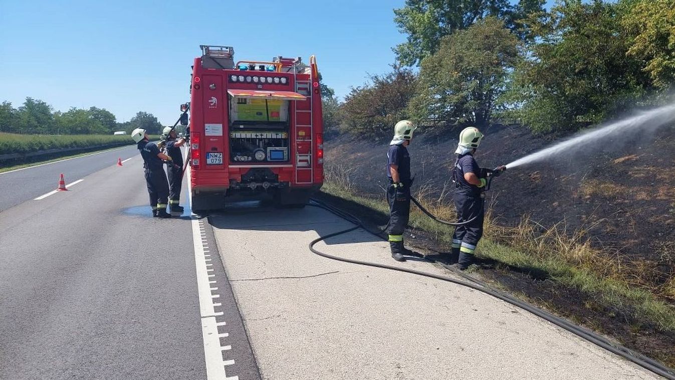 Már megint tűz volt az M1-esen - megszólalt a katasztrófavédelem