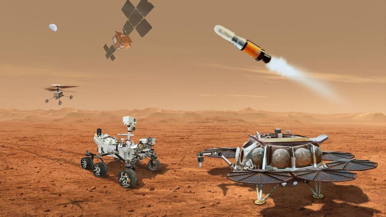 Két minihelikoptert küld a NASA a Marsra