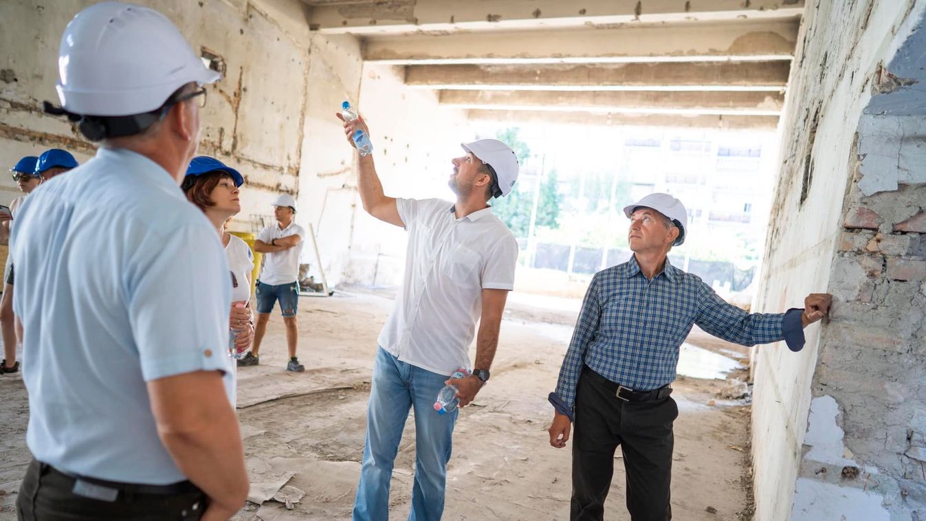  Fotókon az épülő tatai könyvtár