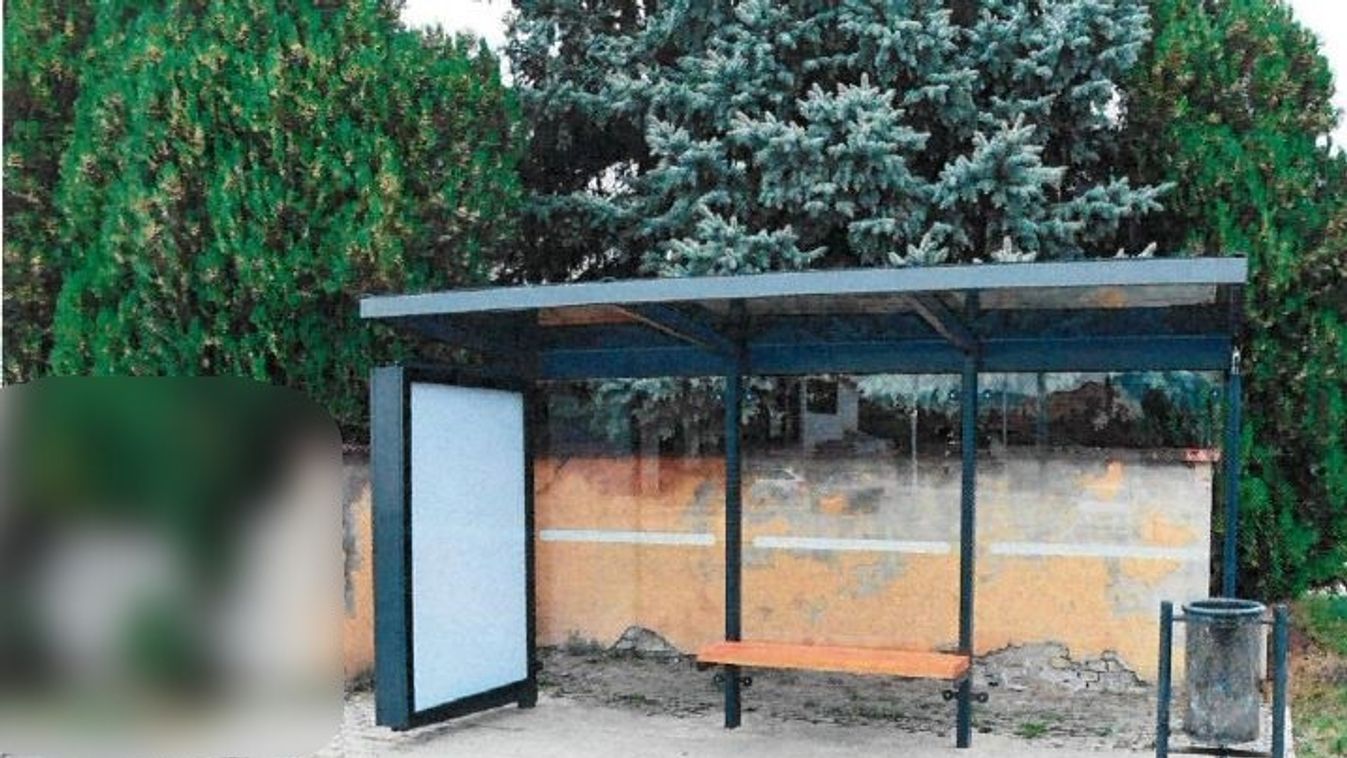 Szétverte a táti buszmegállót a férfi