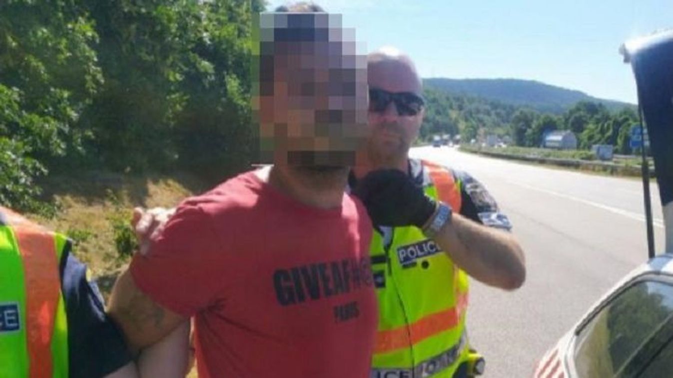 25 migránst, köztük nőket is a kocsiba zsúfolt a Tatabányánál lebukó csempész