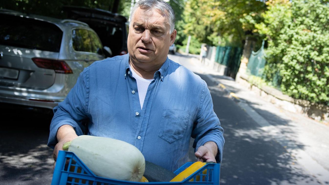 Orbán Viktor: tök meleg van
