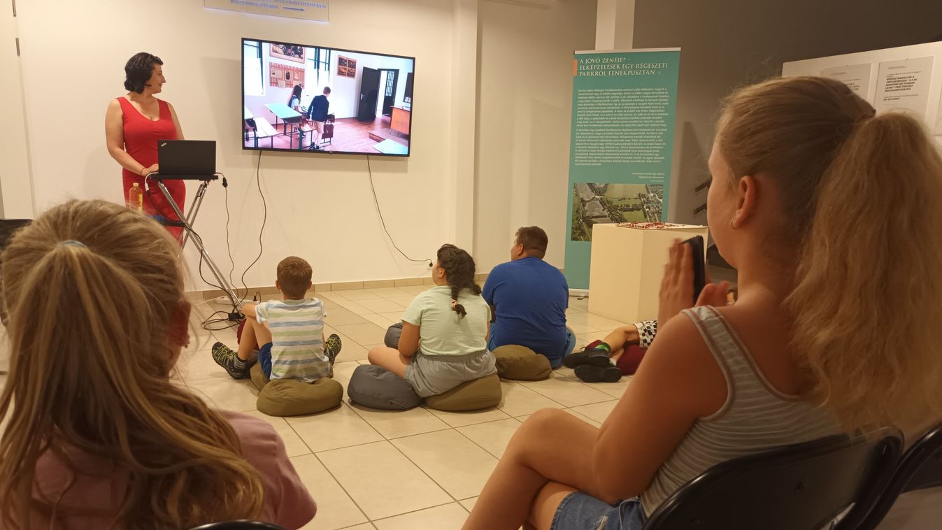 Táborozó gyerekek „vesztek el” a Tatabányai Múzeumban, mutatjuk a kisfilmjeiket