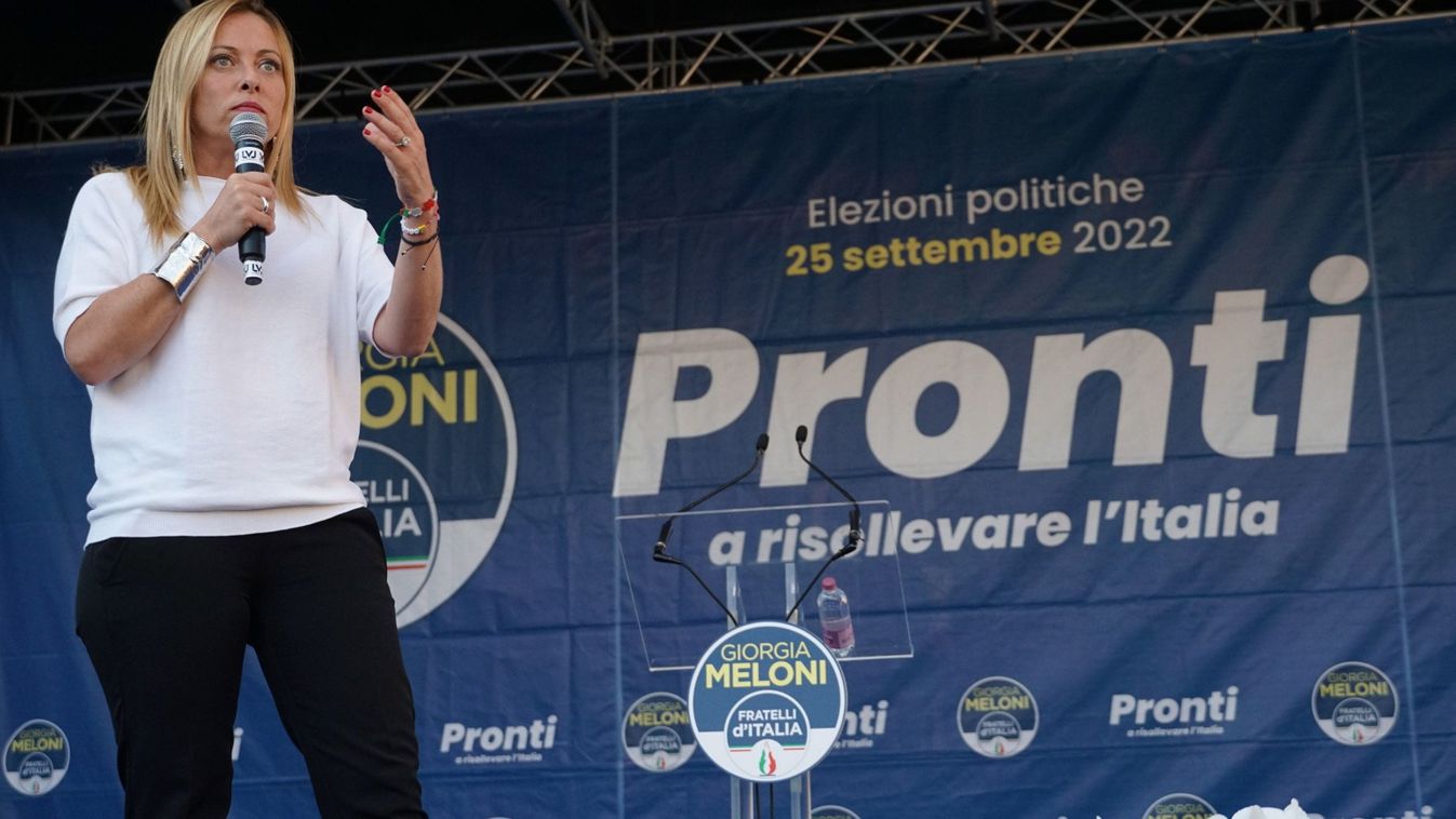 Giorgia Meloni: a baloldal feketítette be a lengyel és a magyar kormányt