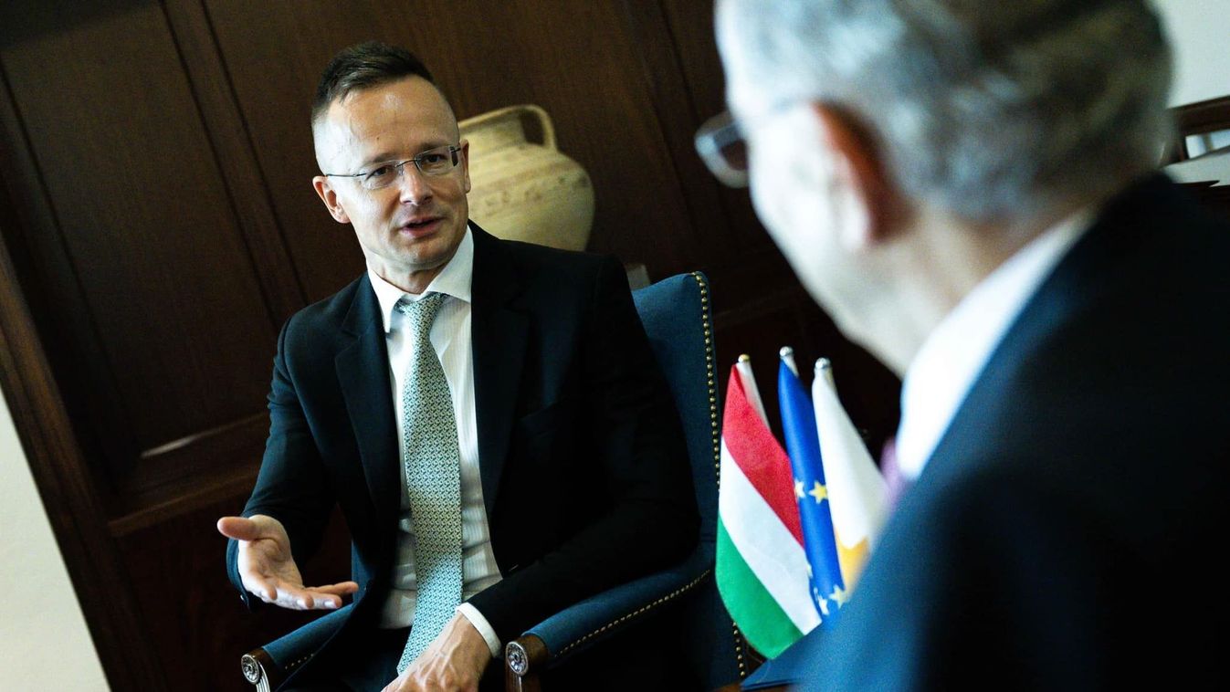 Szijjártó Péter: a ciprusi földgázmezők kitermelése hozzájárulhatna az energiaválság enyhítéséhez