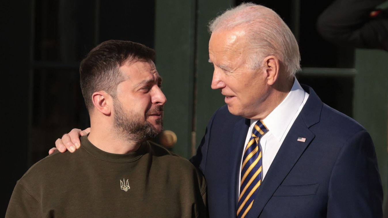Zelenszkij a Fehér Házban találkozott Joe Bidennel