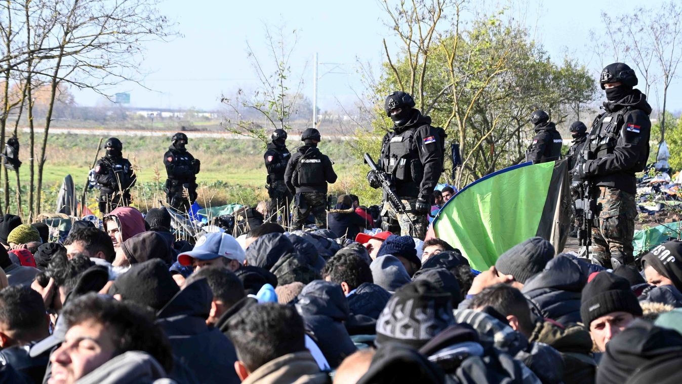 Jelentősen nőtt a migránsok száma idén Szerbiában