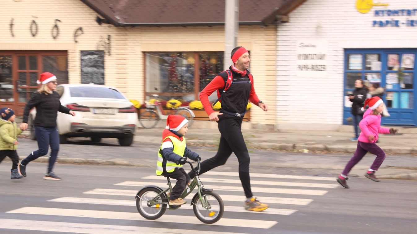 Kisfia kíséretében futott a hegyek szerelmese, Suhajda Szilárd