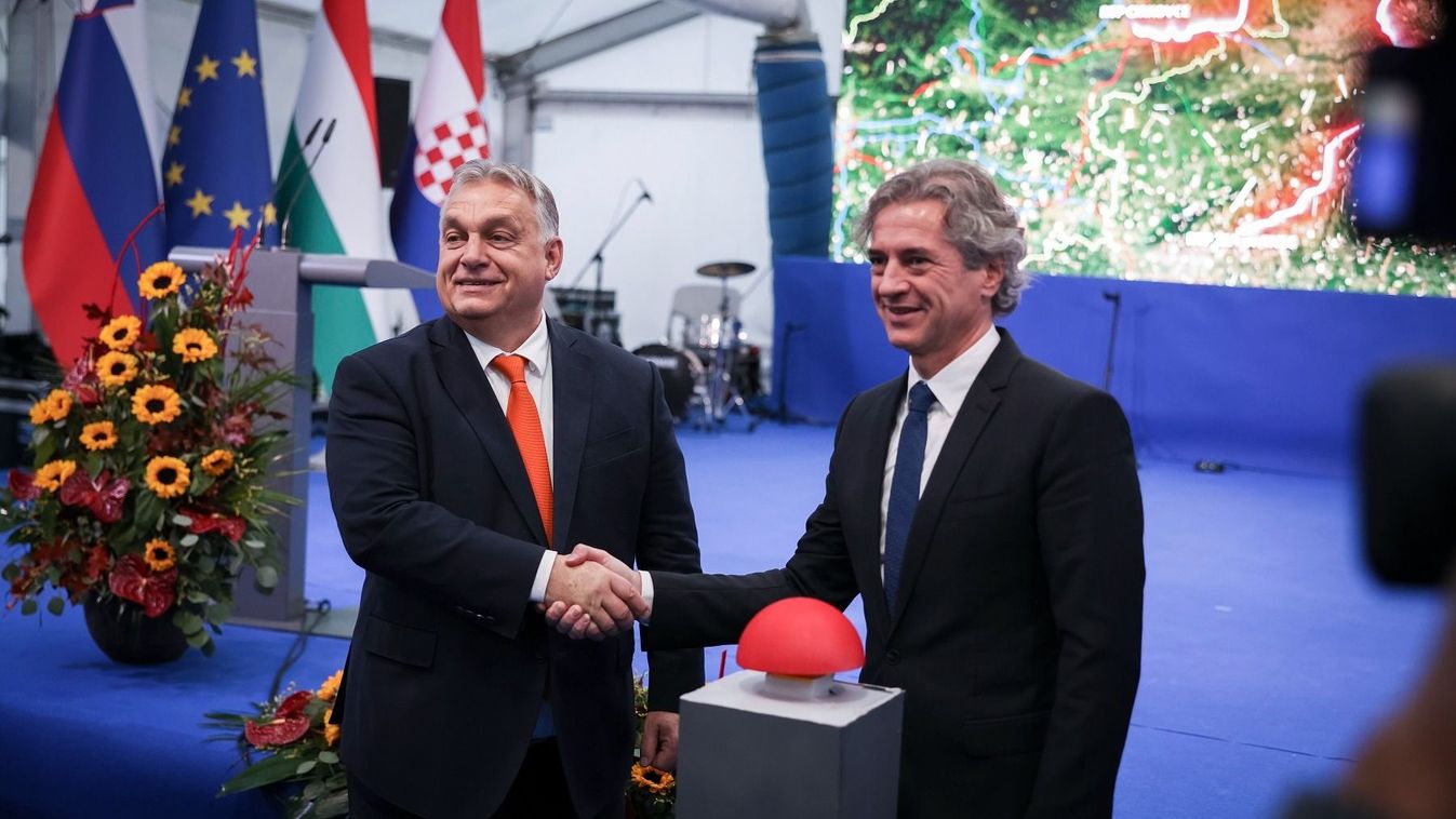 Orbán Viktor: a jövőbe vetett reményt is szimbolizálja az energetikai infrastruktúra összekötése