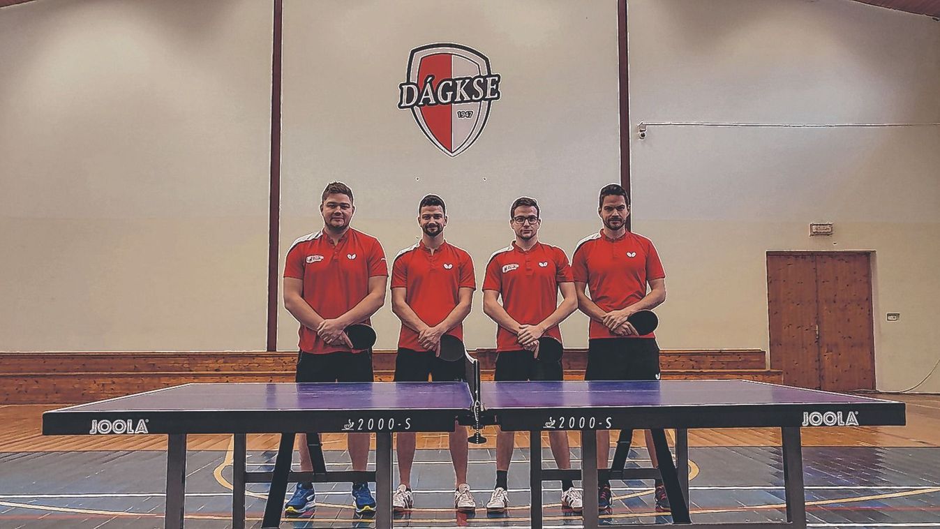 A dági asztaliteniszező Szikora testvérek, pontot szereztek a listavezető ellen