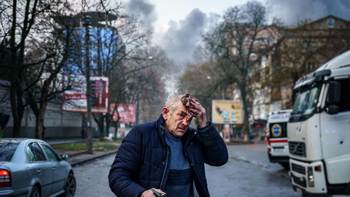 Zelenszkij terrorcselekménynek nevezte Herszon belvárosa elleni támadást