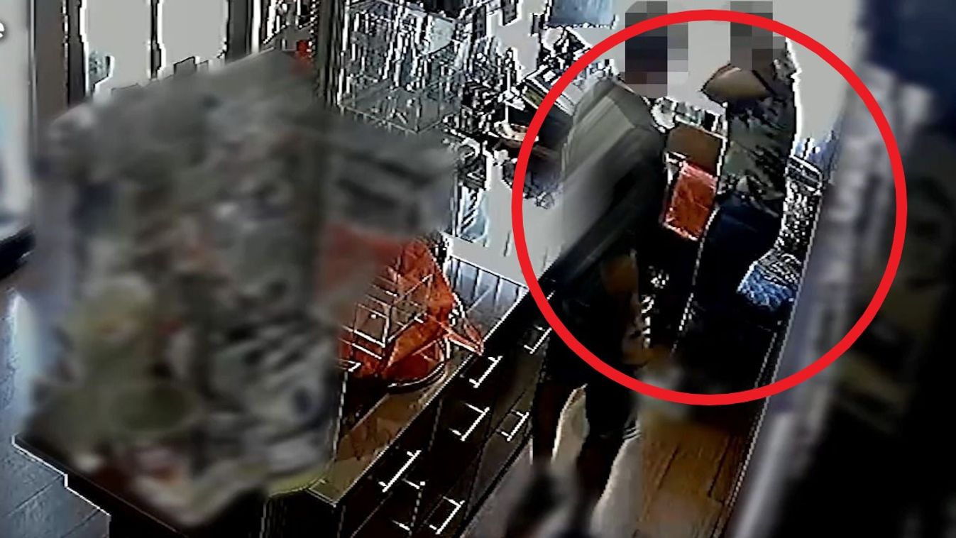 Videón a feldúlt ex, aki ököllel támadt volt élettársára egy Esztergom közeli boltban