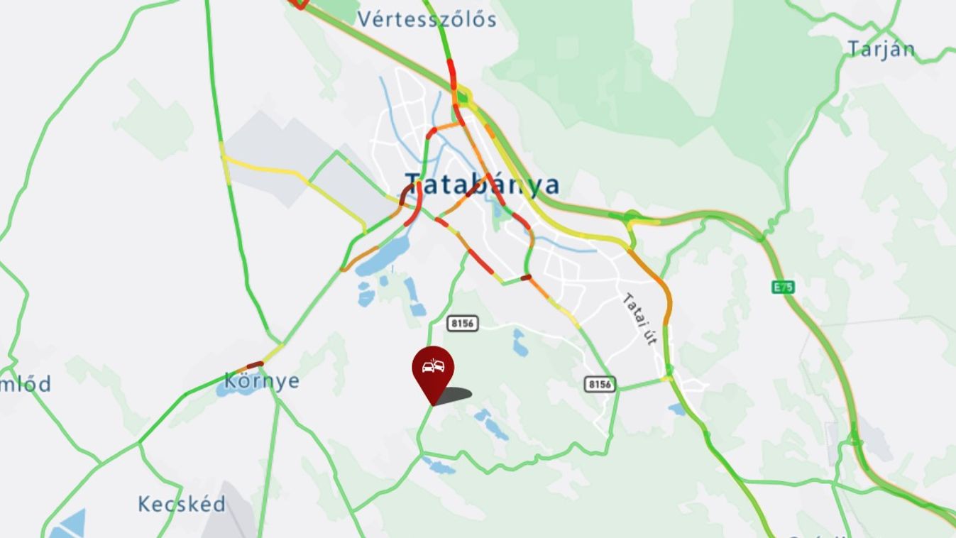 Két autó karambolozott Tatabánya és Környebánya között