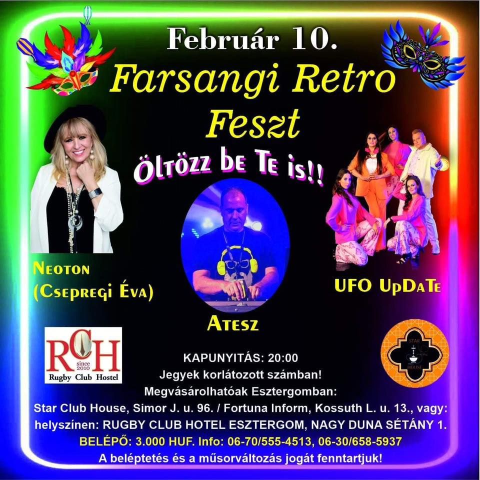 Farsangi Retro Buli Esztergomban