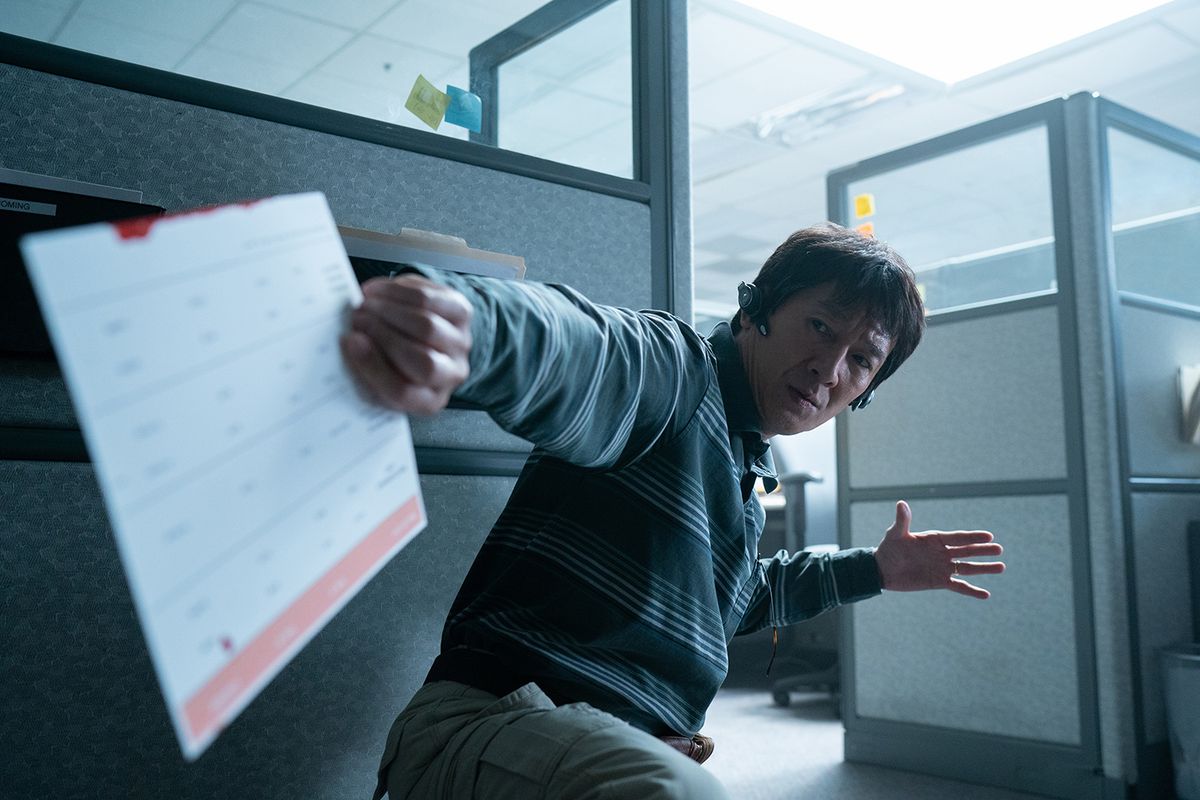 Ke Huy Quan, mint Waymond Wang. A színész meg is kapta az Oscart szerepéért