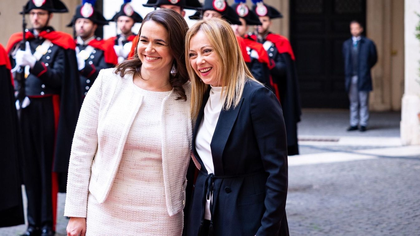 Novák Katalin Giorgia Melonival is találkozott Rómában