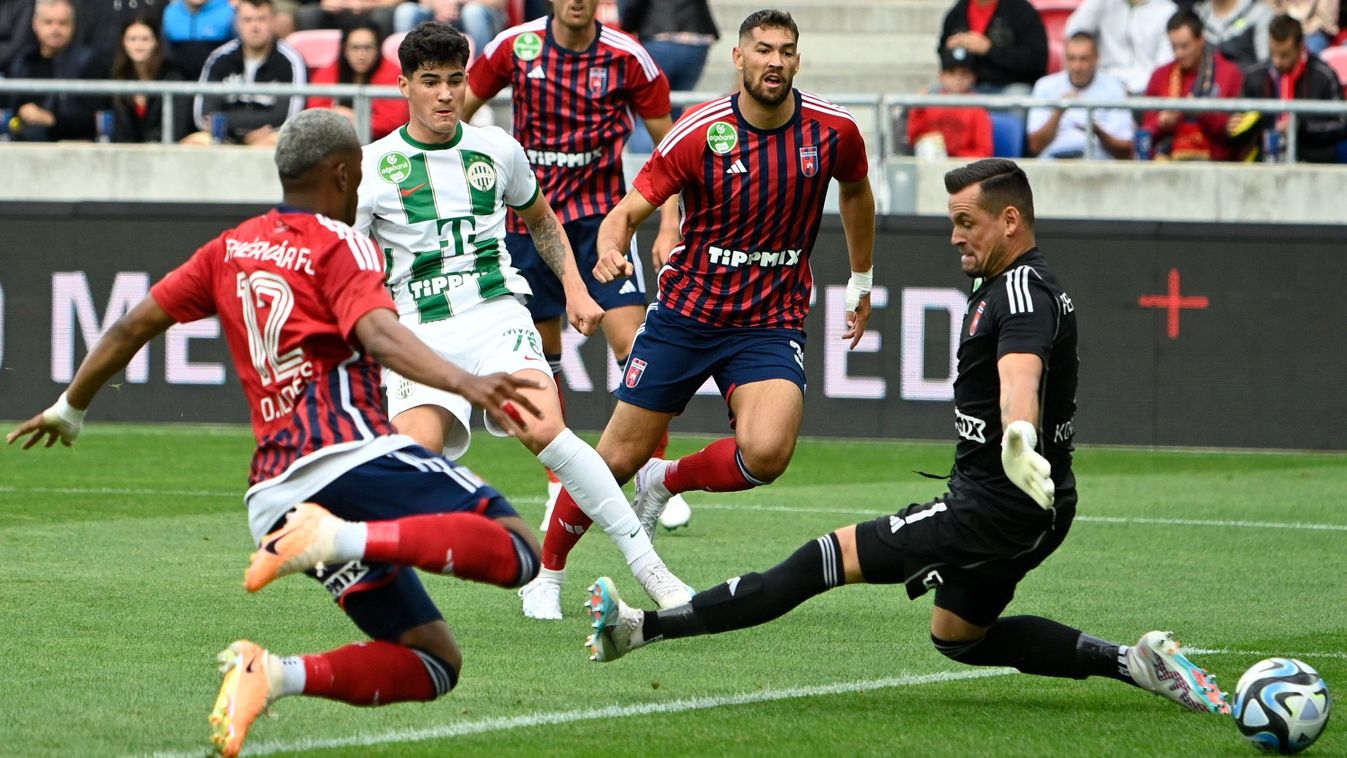 A Ferencváros nyolcgólos meccsen nyert Fehérváron