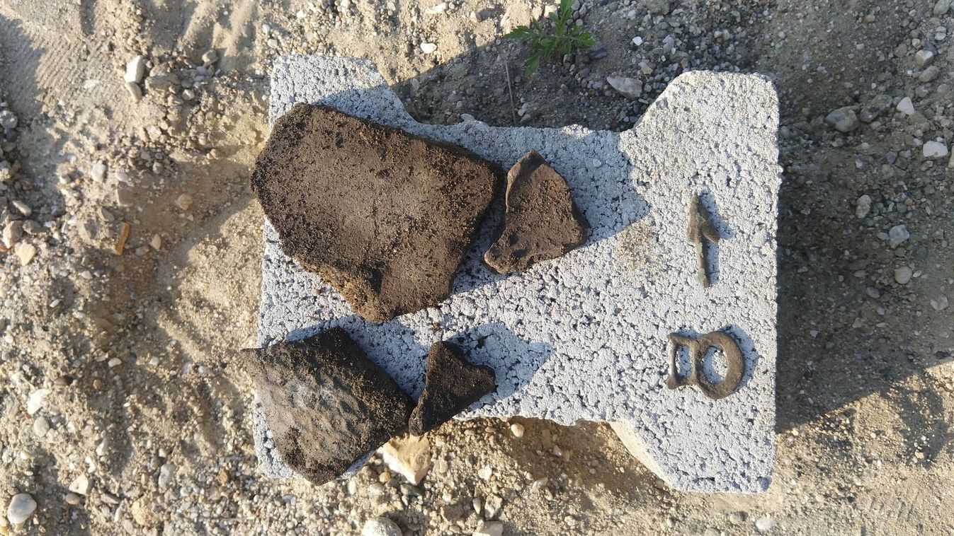 Ismét előkerültek szórványleletek Tatabányán, a Dózsakertben
