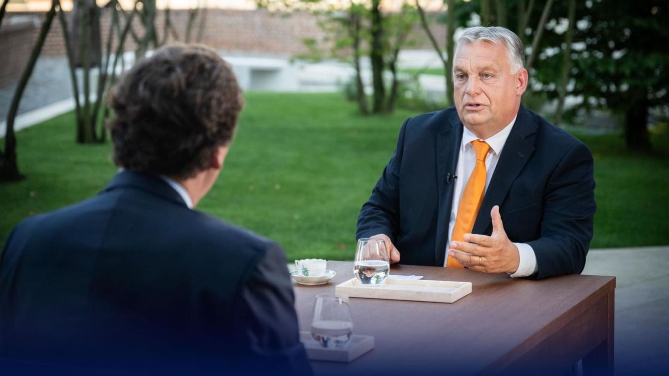 Jön a rendkívüli interjú Tucker Carlsonnal háborúról, békéről és a magyar nemzet küldetéséről