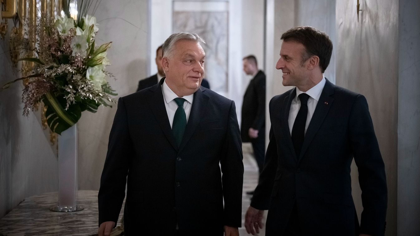 Orbán Viktor a francia elnökkel találkozott