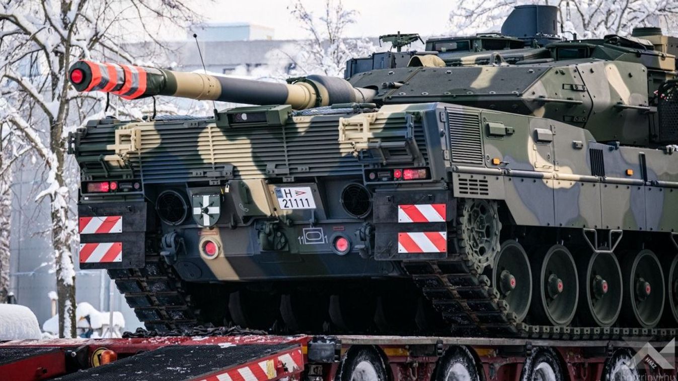 Akár 5 kilométerre is ellő a Leopard 2A7-es - 5 került belőle a tatai dandárhoz