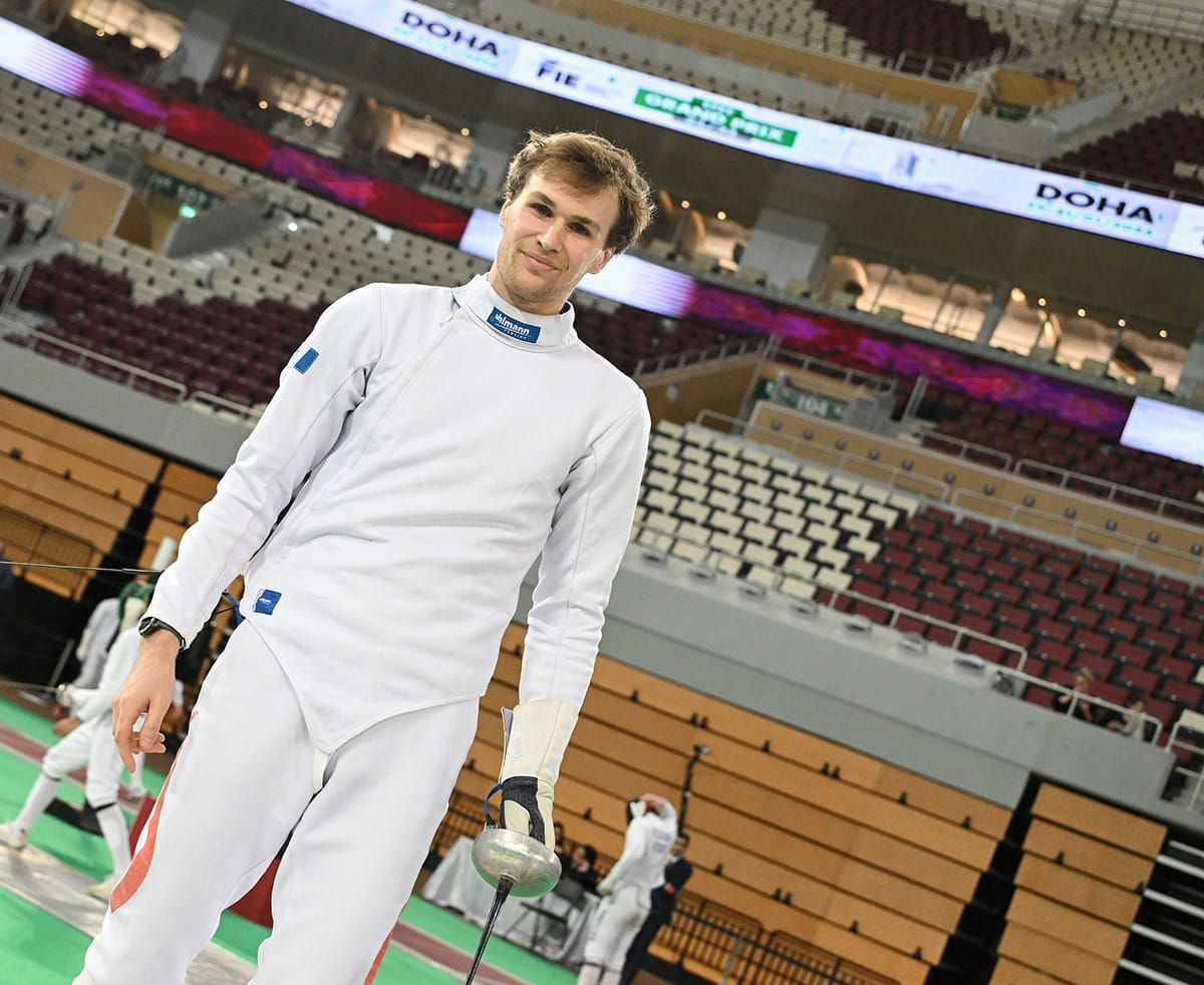 Josef Mahringer párbajtőr vívás doha dohai grand prix főtábla
