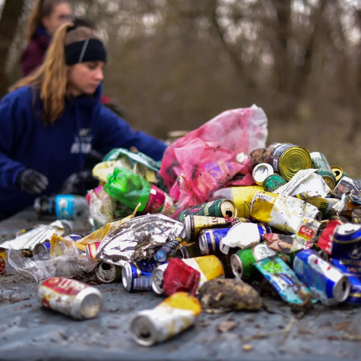 A Kisvárosi Önkéntes Szemétszedők hulladékgyűjtése