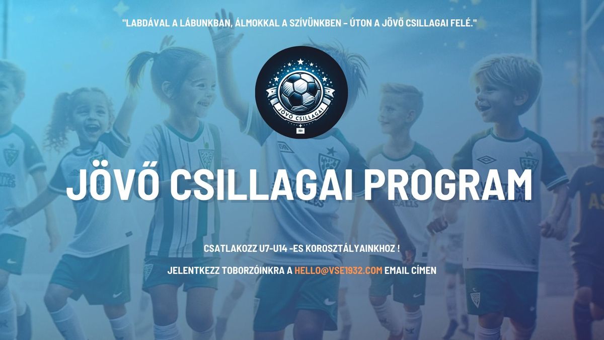 A Jövő Csillagai programnak köszönhetően a jövő magyar futballsztárjait keresik