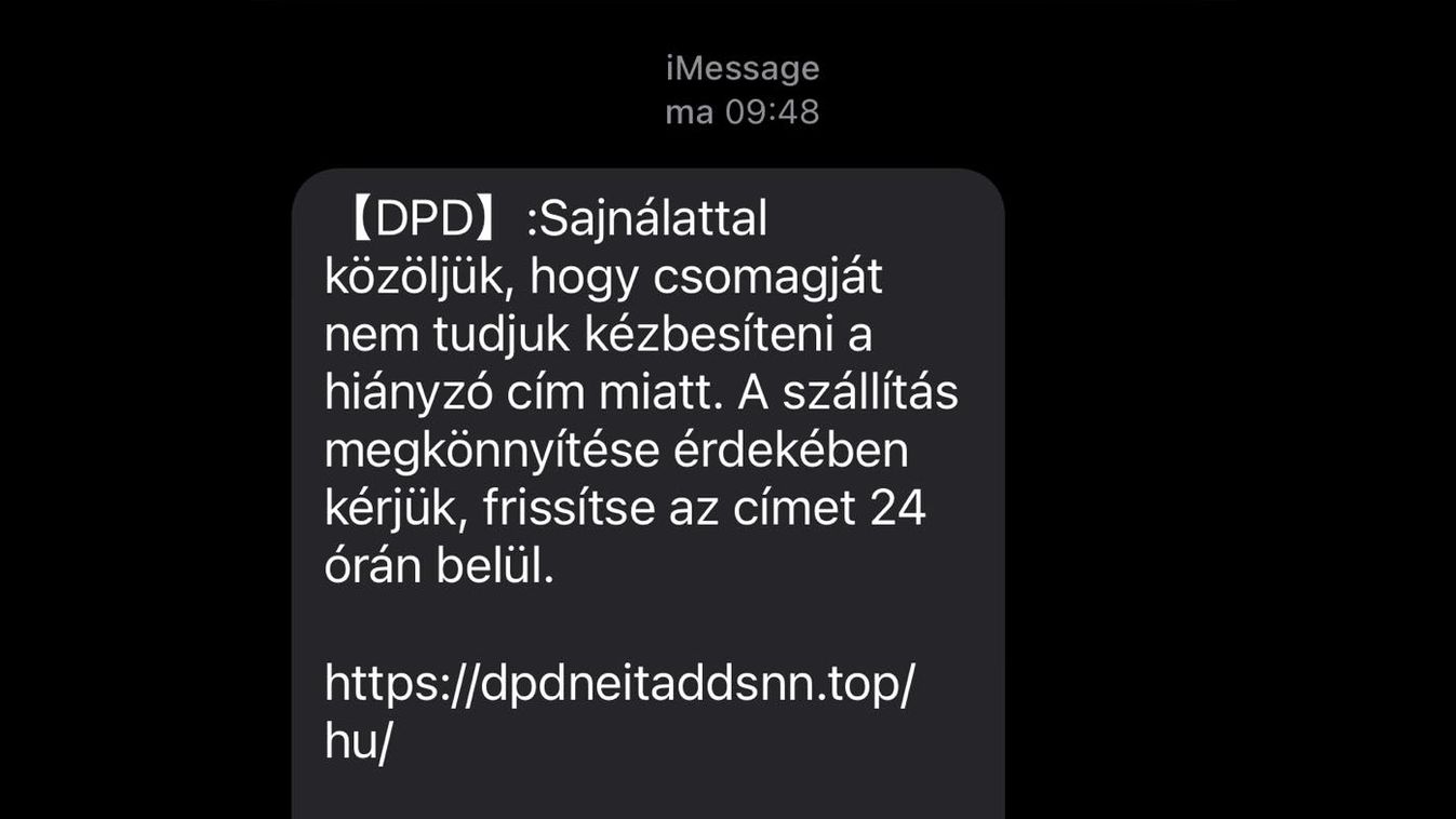 SMS-t kaptál a postától vagy egy csomagküldő cégtől? Kamu az egész!