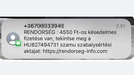 Ezúttal SMS-ben próbálják lenullázni a gyanútlanok bankszámláját. A rendőrségre hivatkozva küldik a csalók az üzenetet. 