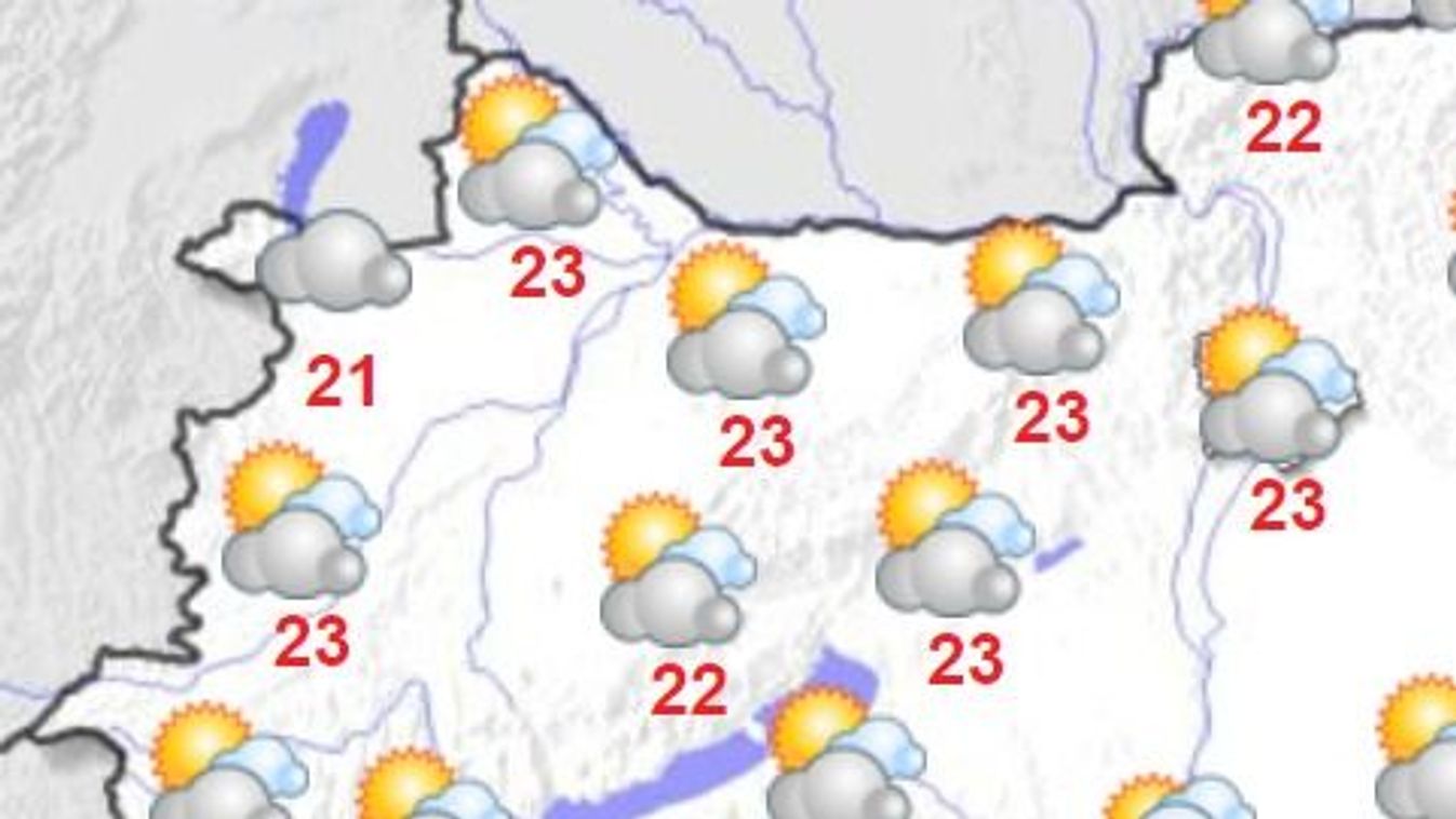 Erre vártál! - ilyen idő lesz ma Komárom-Esztergomban