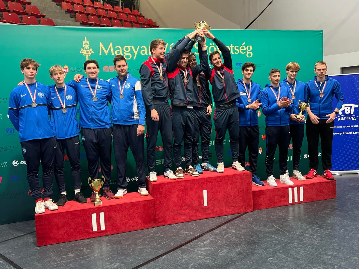 A tatabányai férfi párbajtőr csapat bronzérmes lett
