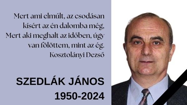 Oroszlány búcsúzik Szedlák Jánostól, korábbi önkormányzati képviselőtől