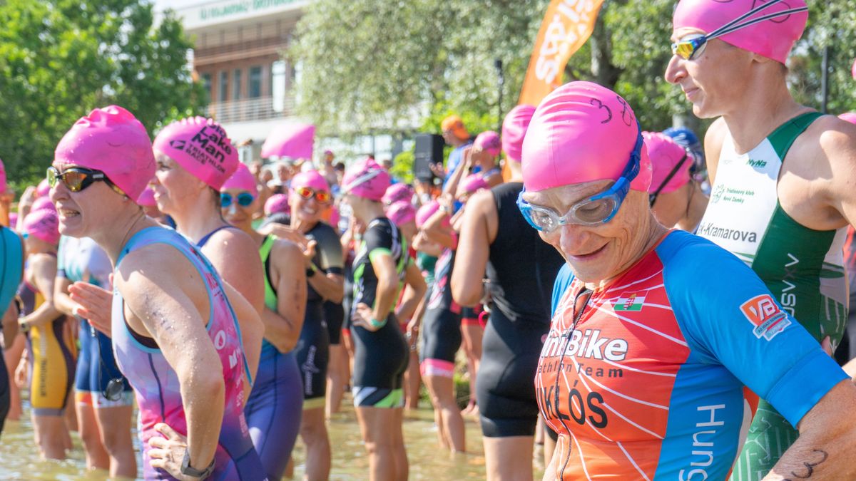 Old Lake Man Triatlon Tata A hőségriadó sem győzte le a triatlonosokat +FOTÓK