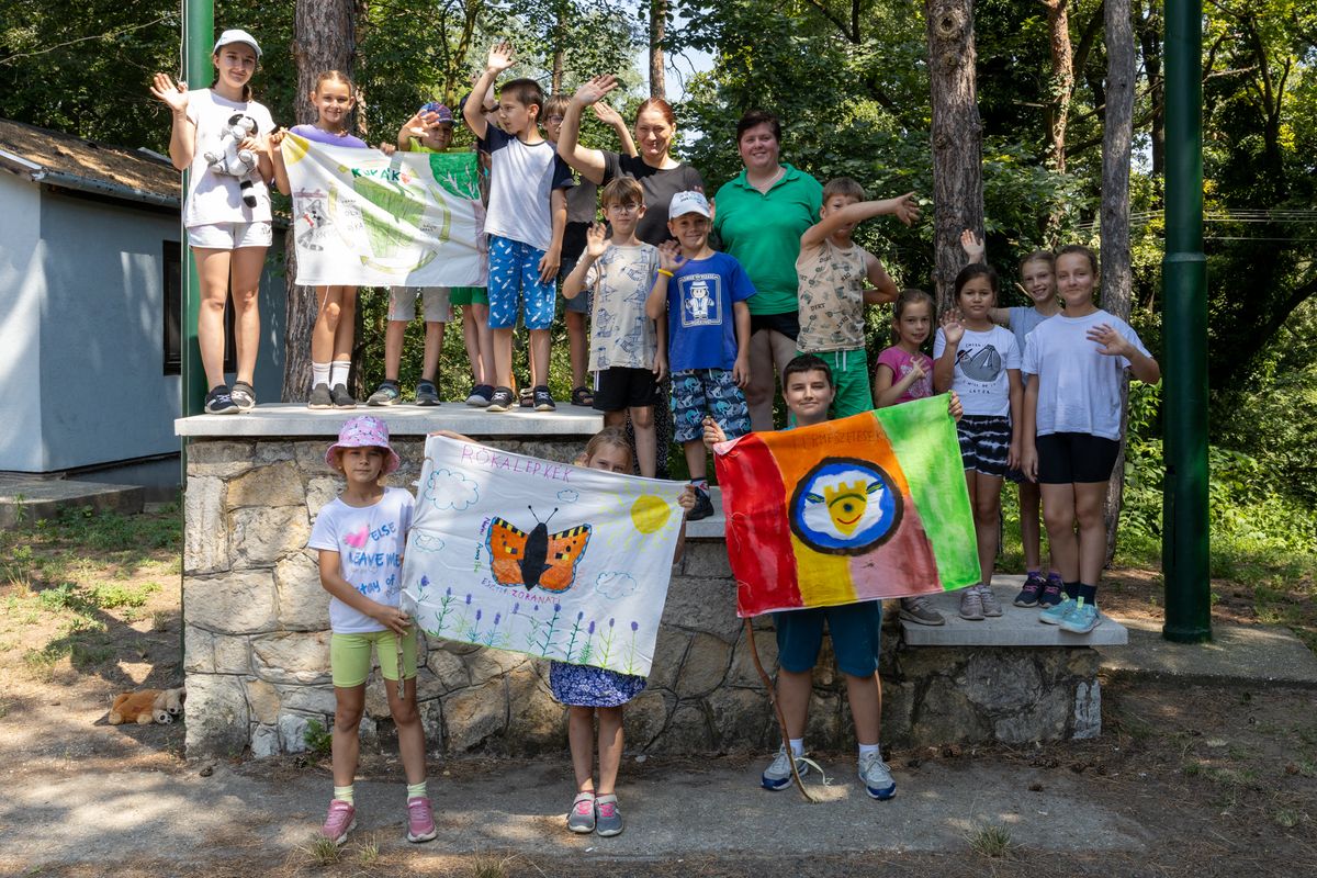 Az ökotábor során sokat tanultak a gyerekek