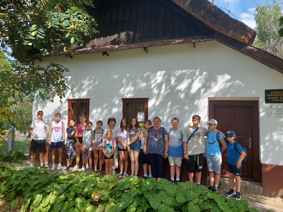 Az alföldi szlováksággal ismerkedtek meg a diákok a táborban. A tardosi gyerekek Szarvason töltöttek egy hetet. 