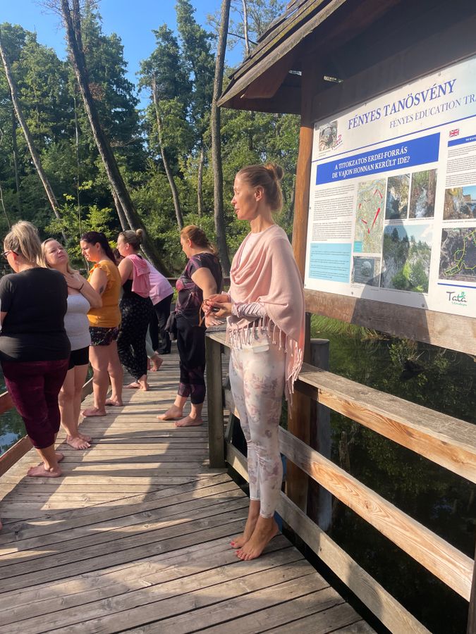 Meditációs séta a Tatai Fényes Tanösvényre