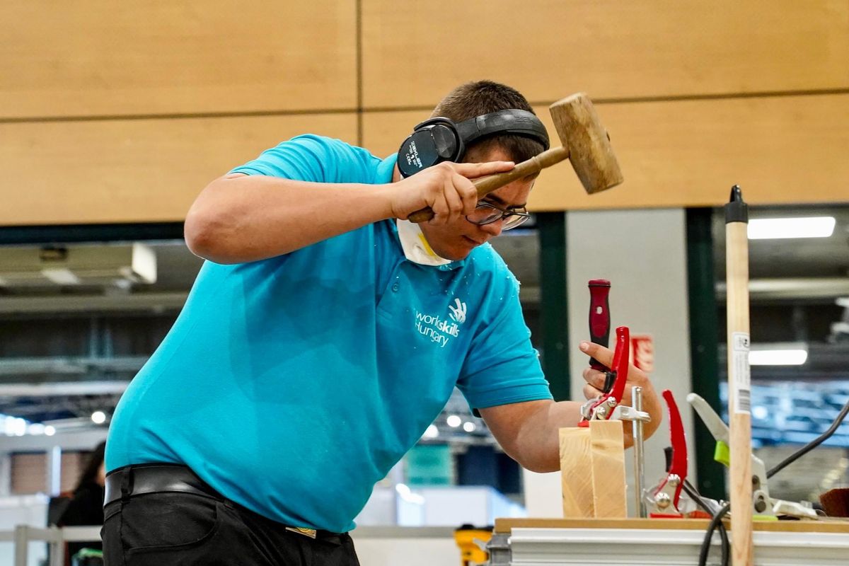 Németh Péter a WorldSkills világversenyén