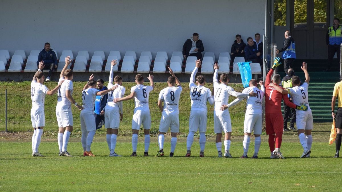 A Komárom VSE kezd kijönni a gödörből