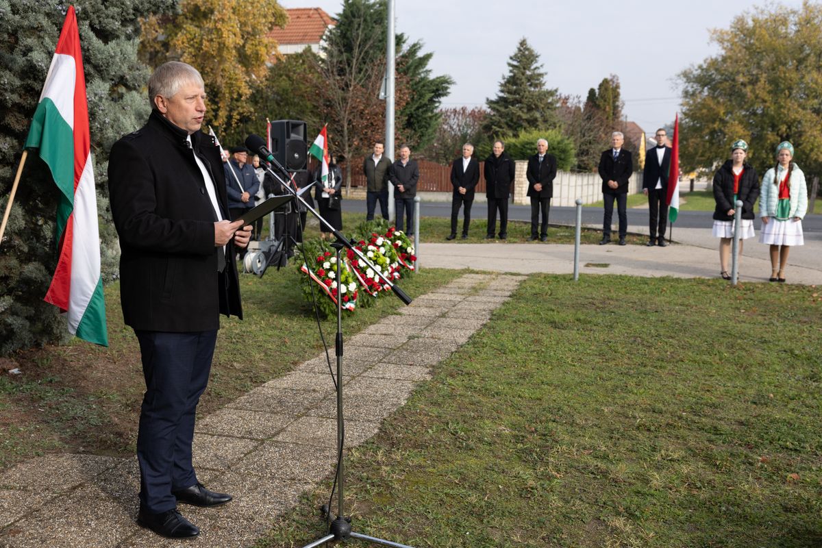 Kancz Csaba beszédében kiemelte: Magyarország most is megvédi szabadságát.